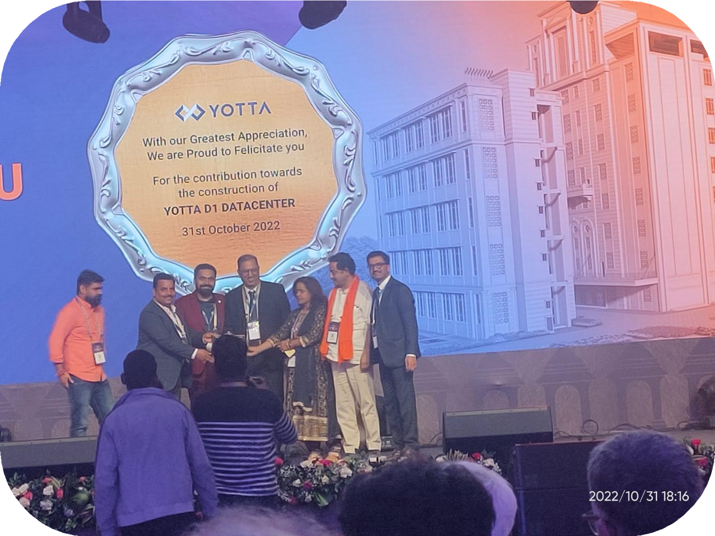 Appreciation from Yotta